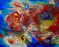 Love me like watercolour after the rain...