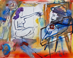 The painter and his muse