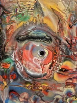 Gliding in the colourful eye of silence